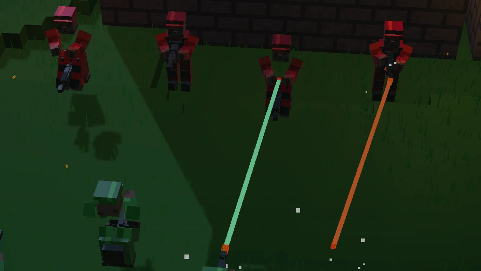 Noční pěchotní přestřelka v Unity